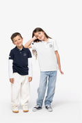 Polohemd aus Pikeetrikot für Kinder