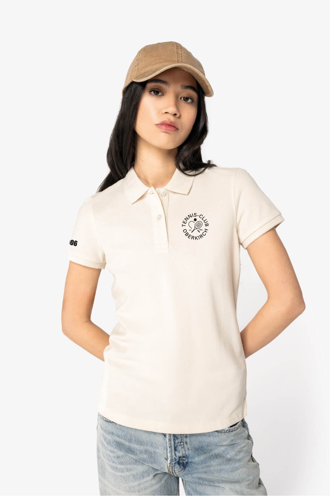 Polohemd aus Pikeetrikot für Damen