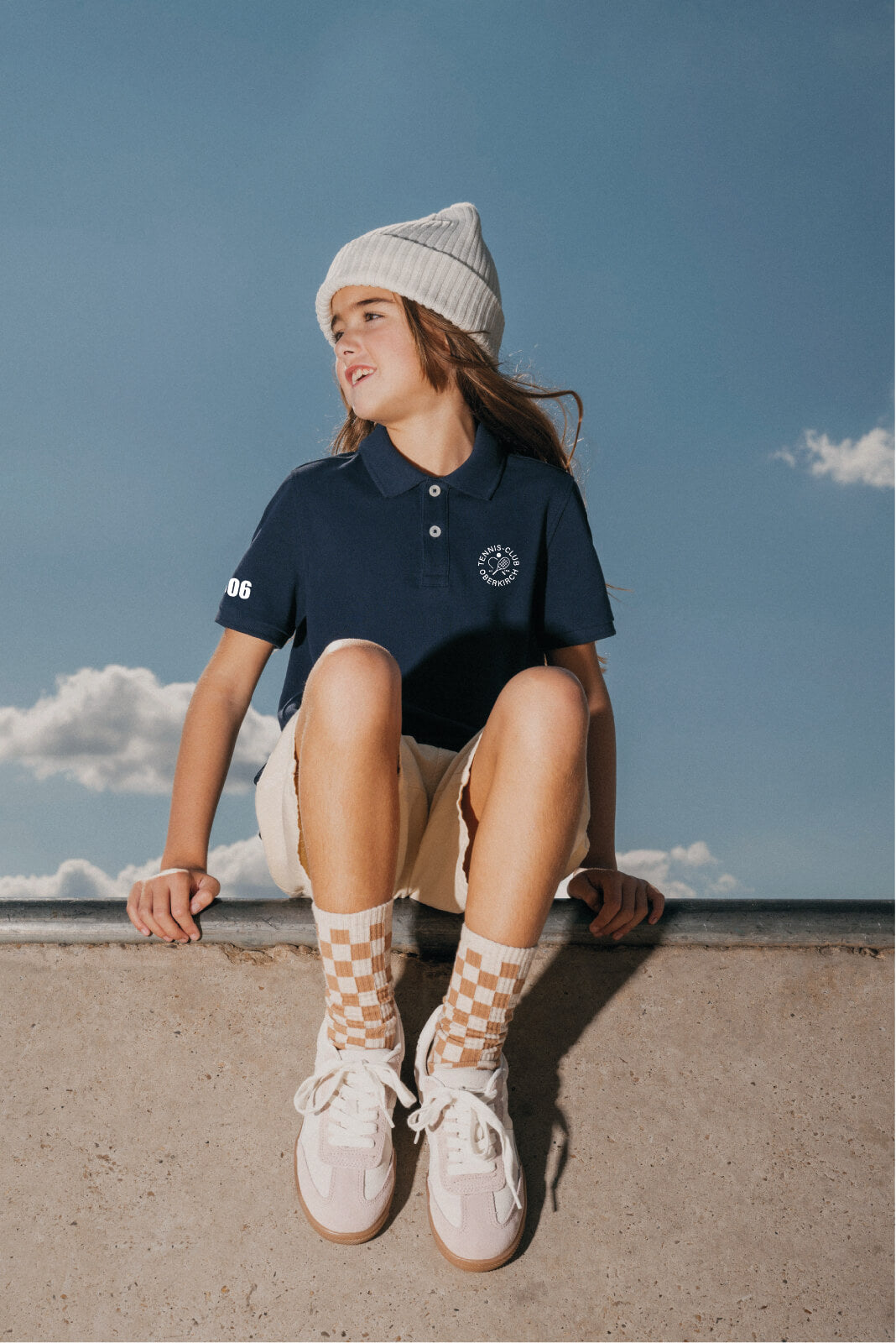 Polohemd aus Pikeetrikot für Kinder