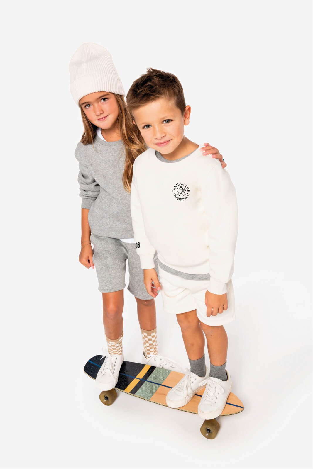 Sweatshirt mit Rundhalsausschnitt für Kinder