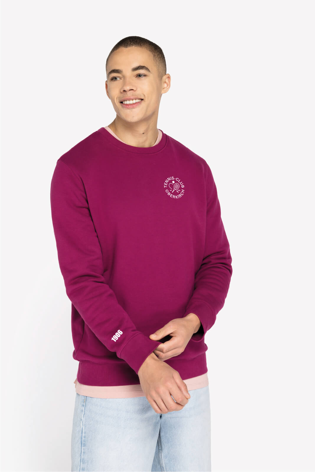 Unisex-Sweatshirt mit Rundhalsausschnitt