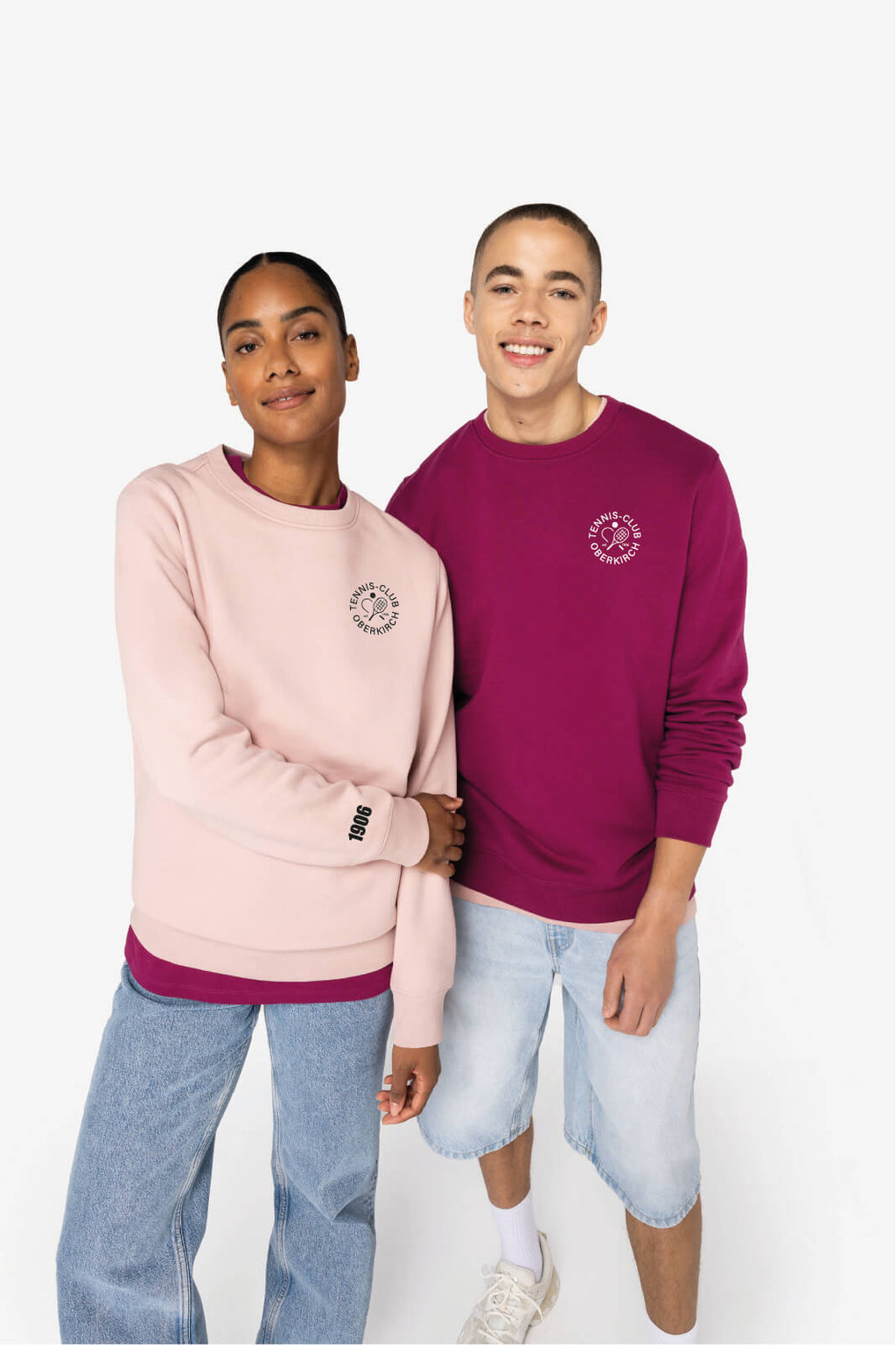 Unisex-Sweatshirt mit Rundhalsausschnitt
