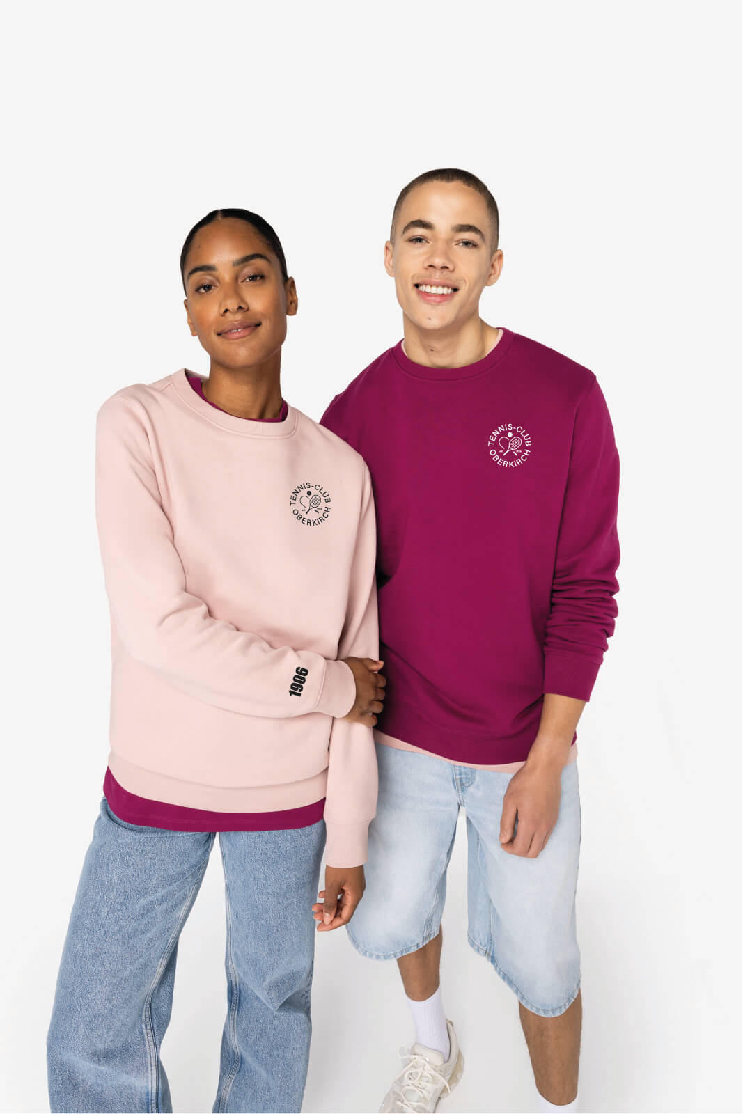 Unisex-Sweatshirt mit Rundhalsausschnitt