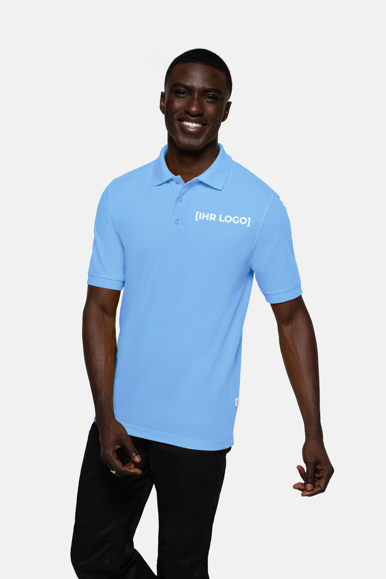 HAKRO Poloshirt MIKRALINAR® (0216/0816) inkl. einem Stick auf der Brust links/ Herzseite