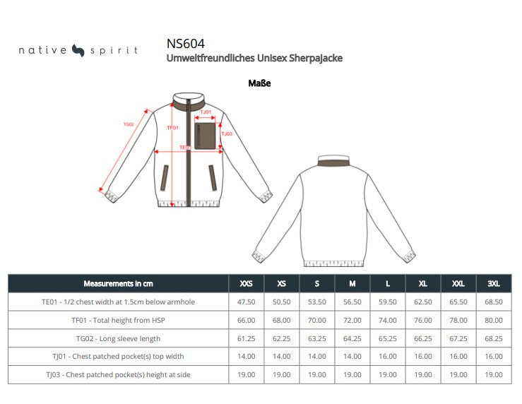 Unisex Sherpajacke